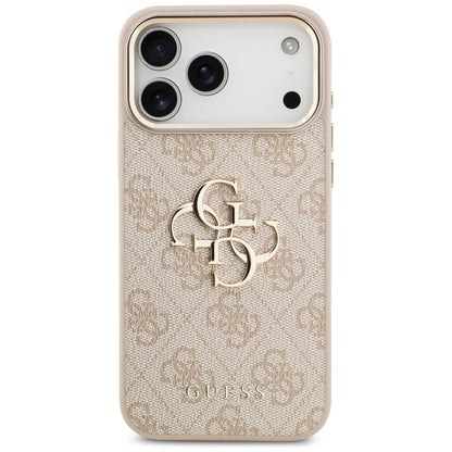 Capa para Apple iPhone 17 Pro Max, Guess, Big 4G Logo Classic, Rosa Dourado