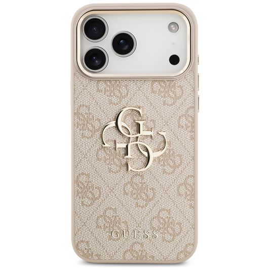 Capa para Apple iPhone 17 Pro Max, Guess, Big 4G Logo Classic, Rosa Dourado