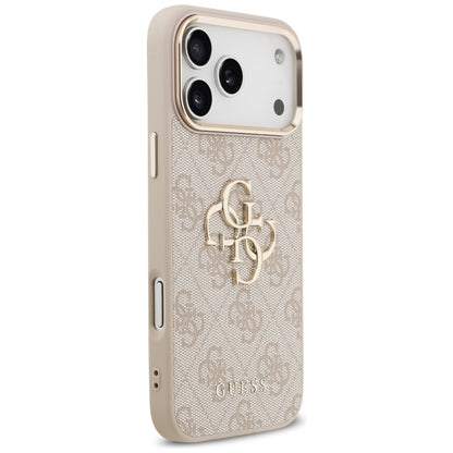 Capa para Apple iPhone 17 Pro Max, Guess, Big 4G Logo Classic, Rosa Dourado