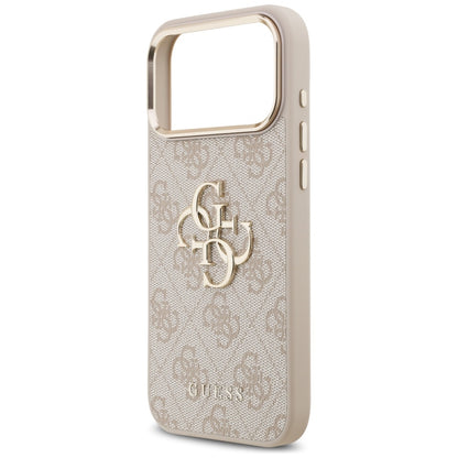 Capa para Apple iPhone 17 Pro Max, Guess, Big 4G Logo Classic, Rosa Dourado