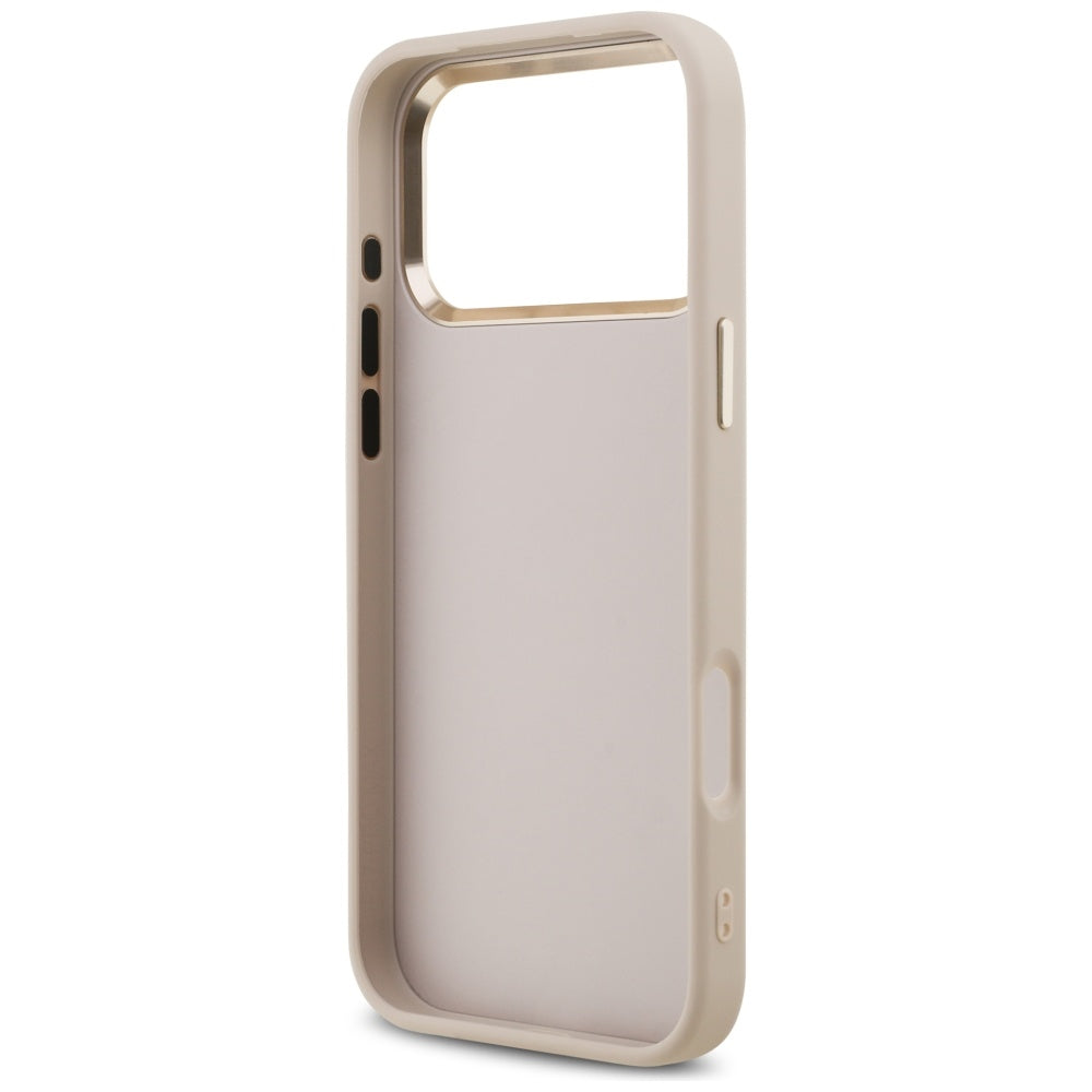 Capa para Apple iPhone 17 Pro Max, Guess, Big 4G Logo Classic, Rosa Dourado