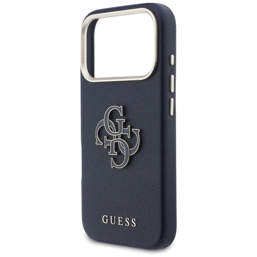 Capa para Apple iPhone 17 Pro Max, Guess, Resin Logo, Azul