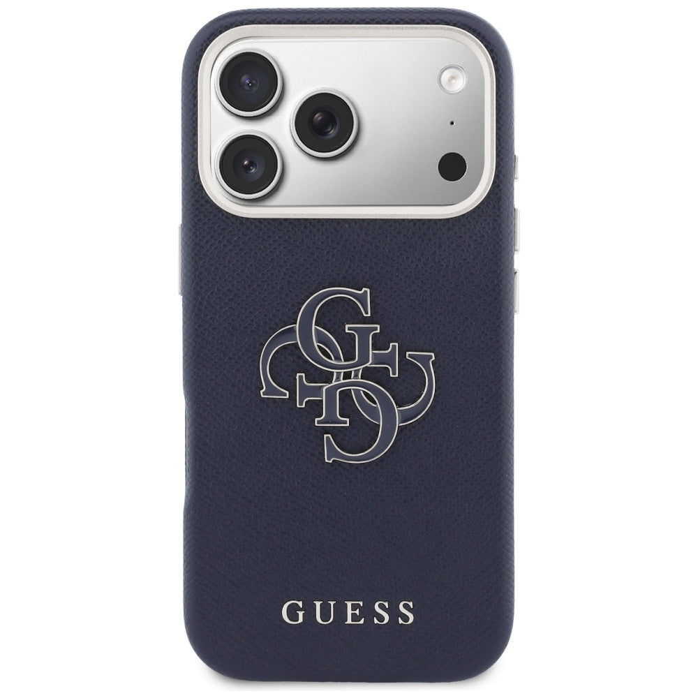 Capa para Apple iPhone 17 Pro Max, Guess, Resin Logo, Azul