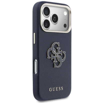 Capa para Apple iPhone 17 Pro Max, Guess, Resin Logo, Azul