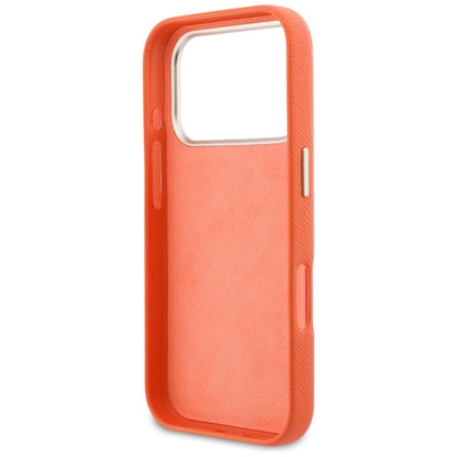 Capa para Apple iPhone 17 Pro Max, GUESS, Resin Logo, Laranja