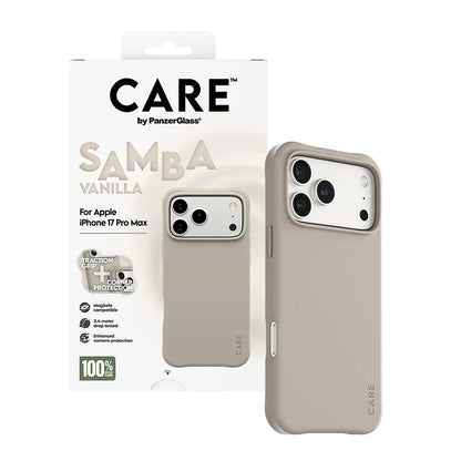 Capa para Apple iPhone 17 Pro Max, PanzerGlass, Care Fashionable, Bege