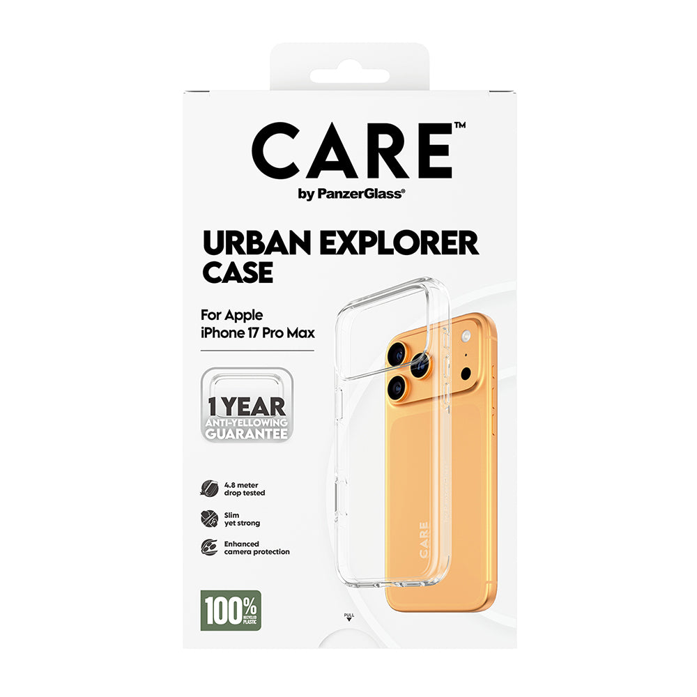 Capa para Apple iPhone 17 Pro Max, PanzerGlass, Care Urban Explorer, Transparente