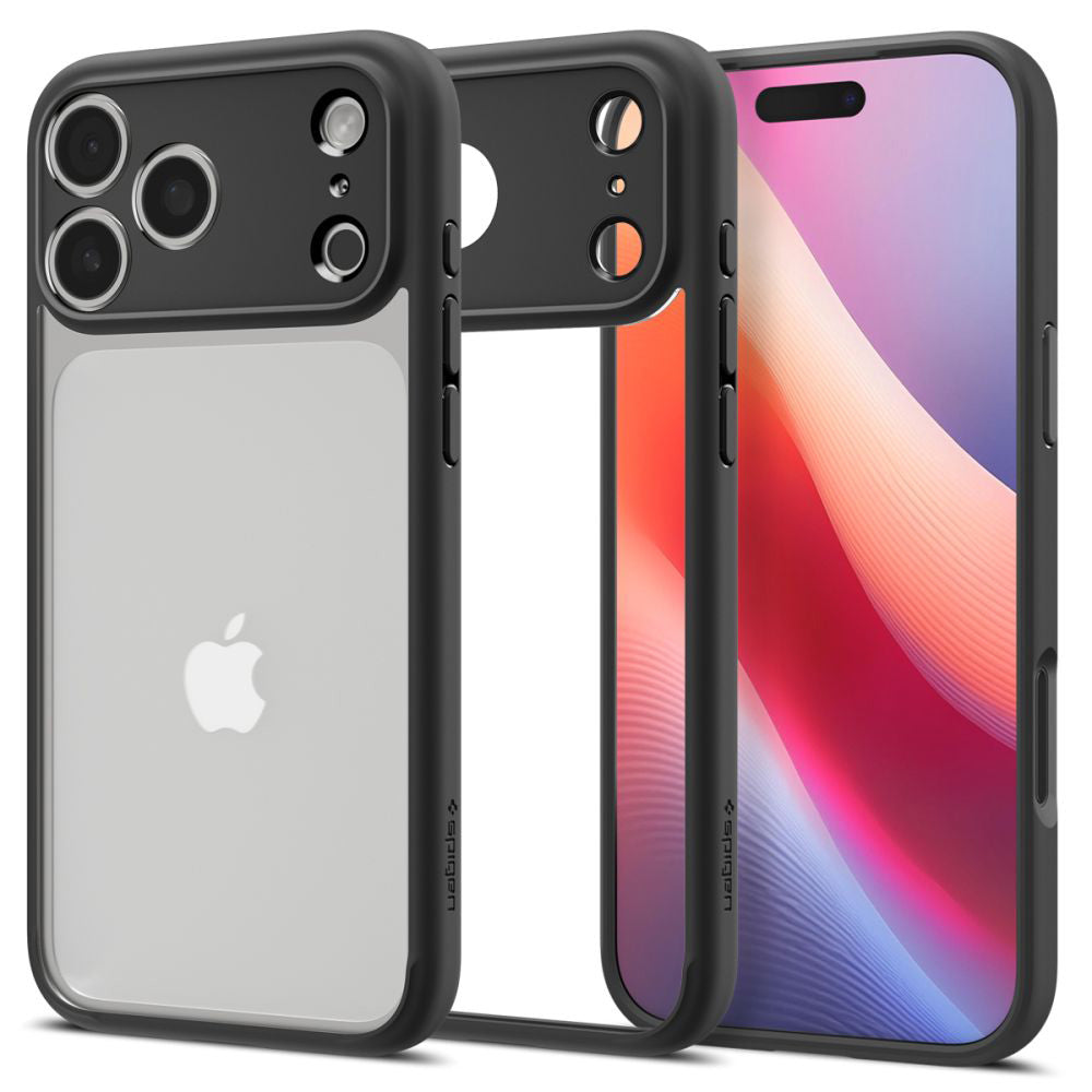 Capa para Apple iPhone 17 Pro Max, Spigen, Ultra Hybrid, Preta Fosca