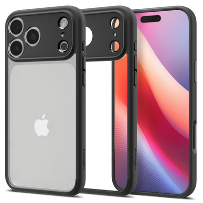 Capa para Apple iPhone 17 Pro Max, Spigen, Ultra Hybrid, Preta Fosca