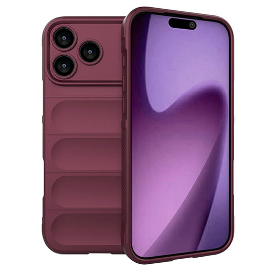 Capa para Apple iPhone 17 Pro Max, Techsuit, Magic Shield, Cor de Cereja