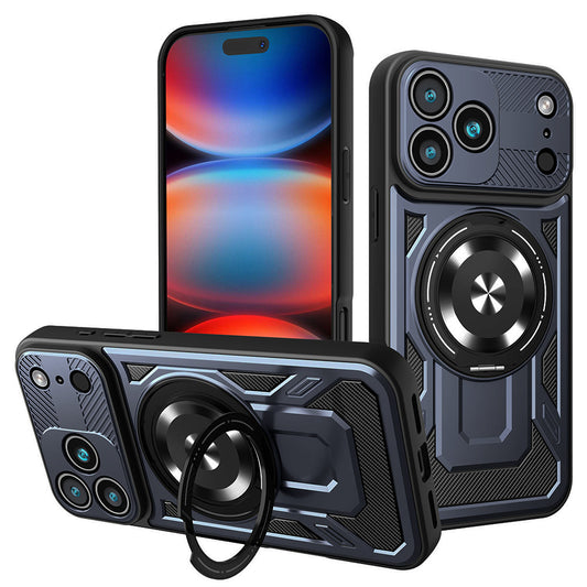 Capa para Apple iPhone 17 Pro Max, Techsuit, RuggedCam, Azul