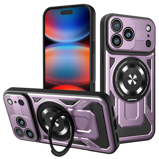 Capa para Apple iPhone 17 Pro Max, Techsuit, RuggedCam, Roxo