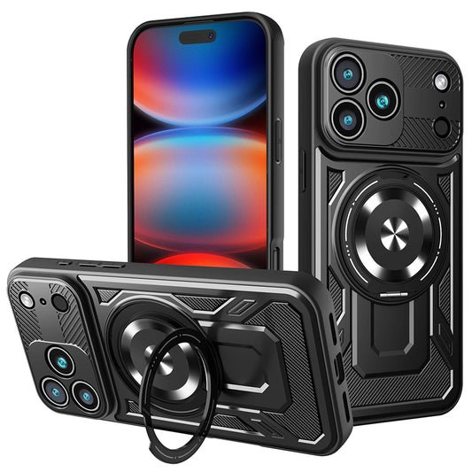 Capa para Apple iPhone 17 Pro Max, Techsuit, RuggedCam, Preta