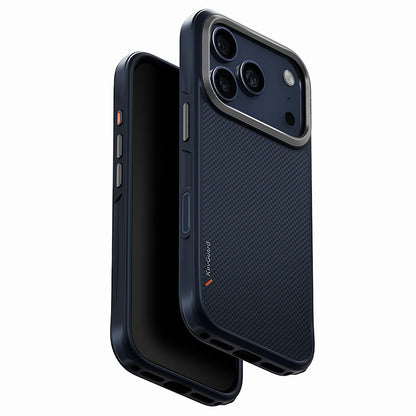 Capa MagSafe para Apple iPhone 17 Pro Max, UNIQ, Keva MagClick, Azul-marinho