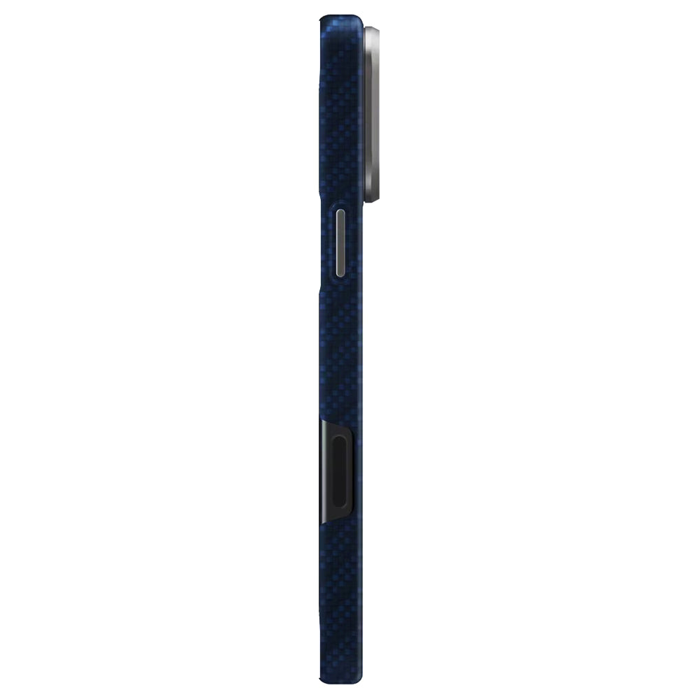 Capa MagSafe para Apple iPhone 17 Pro Max, UNIQ, Keva MagClick, Azul-marinho