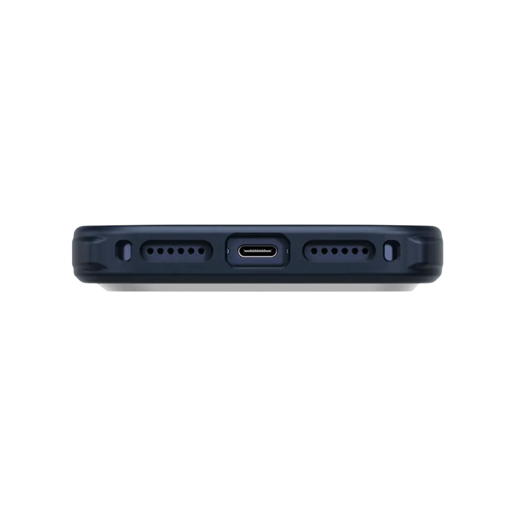 Capa MagSafe para Apple iPhone 17 Pro Max, UNIQ, Keva MagClick, Azul-marinho