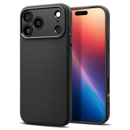Capa para Apple iPhone 17 Pro, Spigen, Liquid Air, Preta Fosca