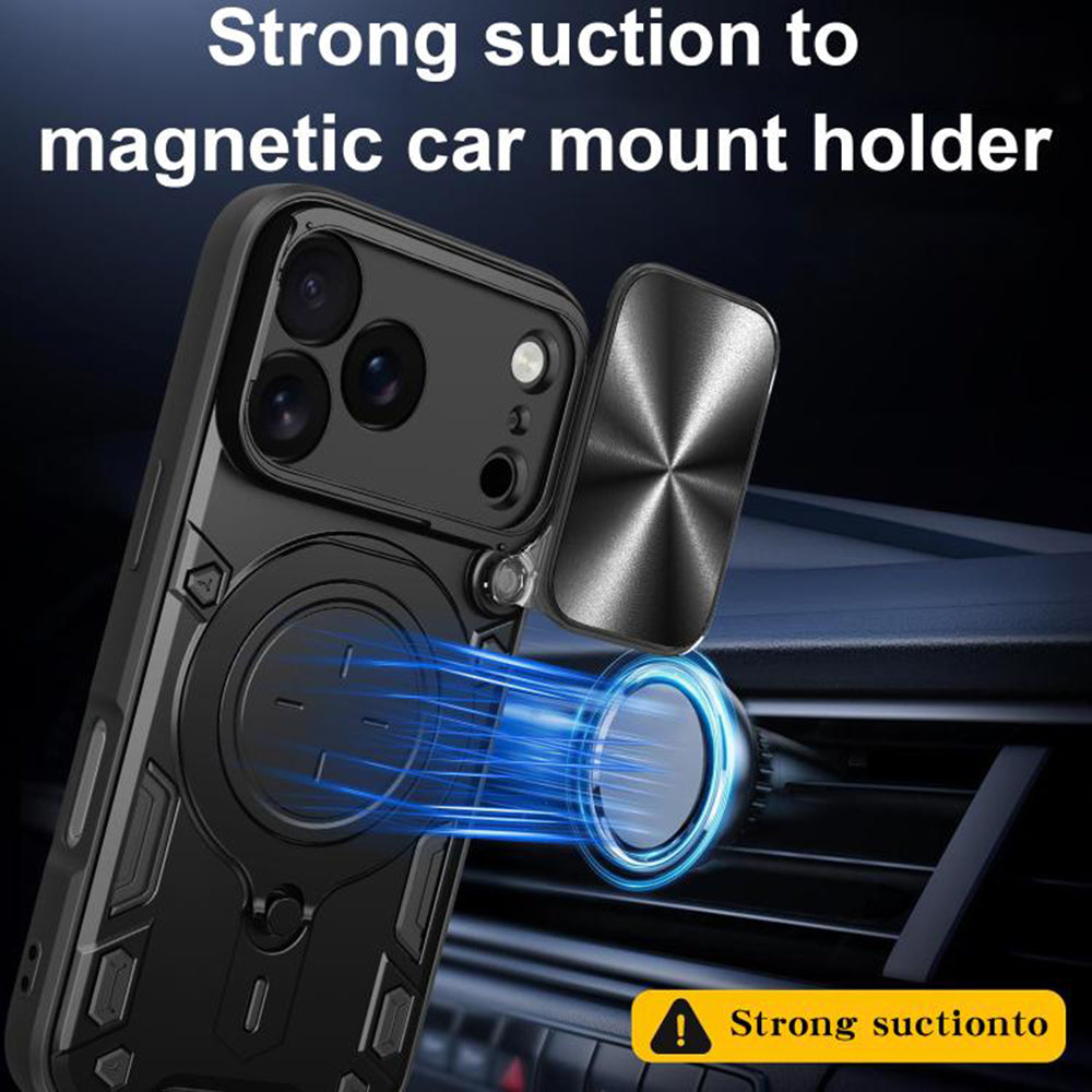 Capa para Apple iPhone 17 Pro, Techsuit, CamGuard Pro, Preta