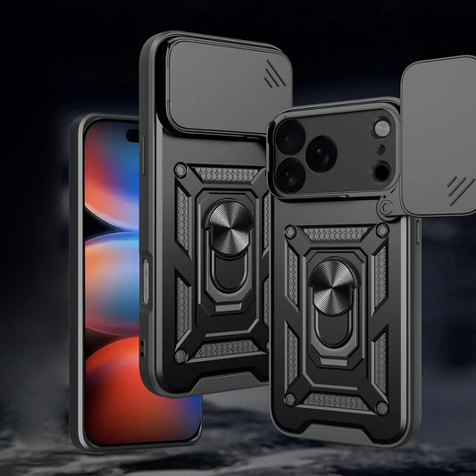 Capa para Apple iPhone 17 Pro, Techsuit, CamShield, Preta