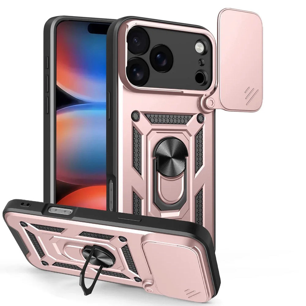 Capa para Apple iPhone 17 Pro, Techsuit, CamShield, Rosa