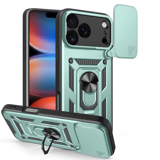Capa para Apple iPhone 17 Pro, Techsuit, CamShield, Verde