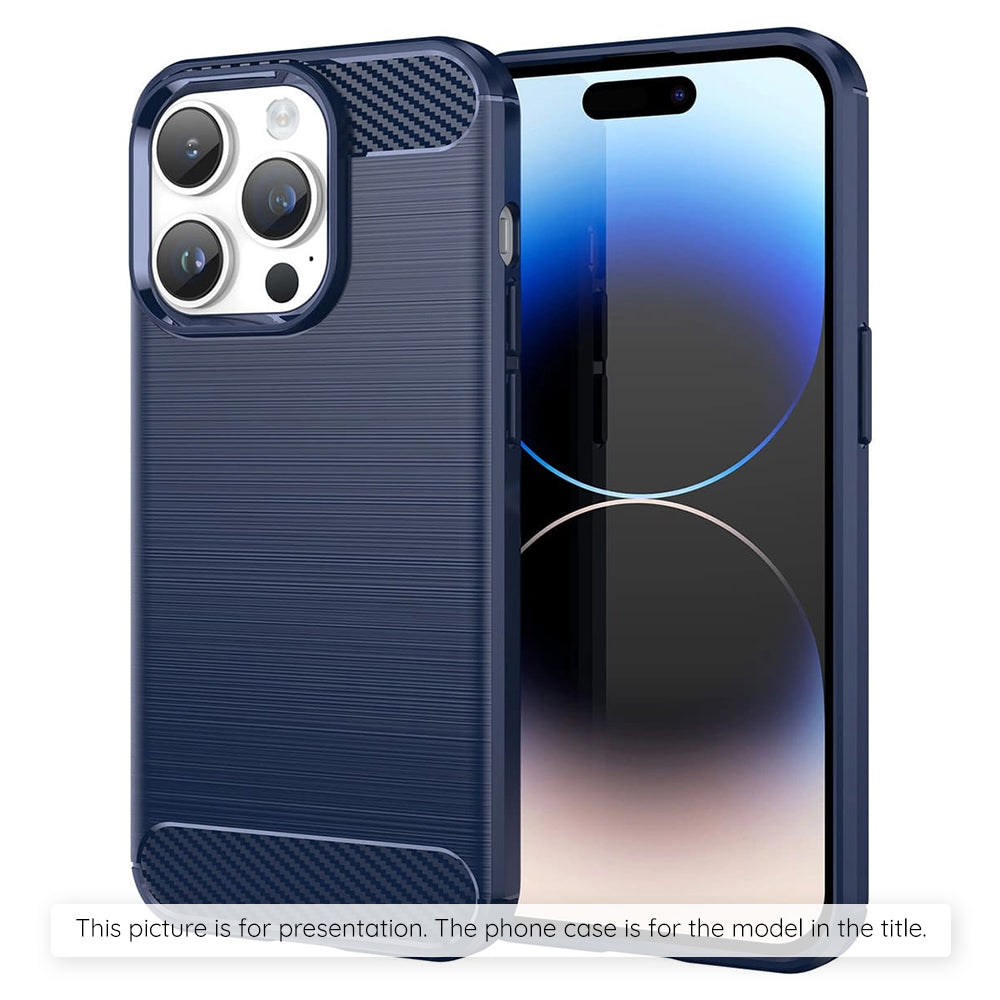 Capa para Apple iPhone 17 Pro, Techsuit, Carbono, Azul