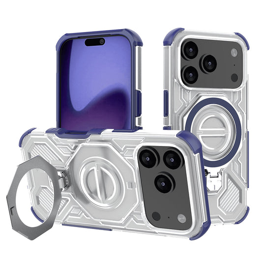 Capa para Apple iPhone 17 Pro, Techsuit, Carbon Shield Pro, Azul