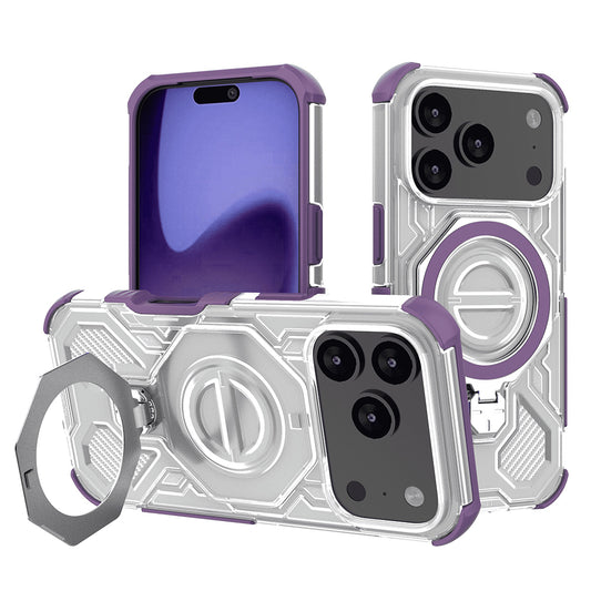 Capa para Apple iPhone 17 Pro, Techsuit, Carbon Shield Pro, Roxo
