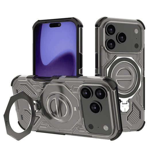 Capa para Apple iPhone 17 Pro, Techsuit, Carbon Shield Pro, Preto Claro