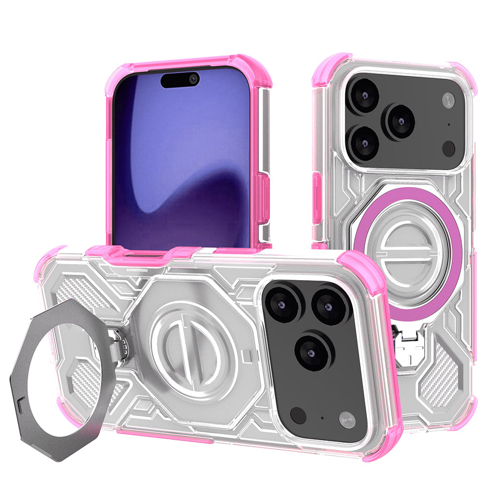Capa para Apple iPhone 17 Pro, Techsuit, Carbon Shield Pro, Rosa