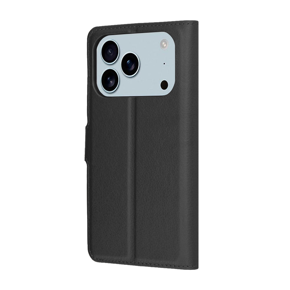 Capa para Apple iPhone 17 Pro, Techsuit, Leather Folio, Preta