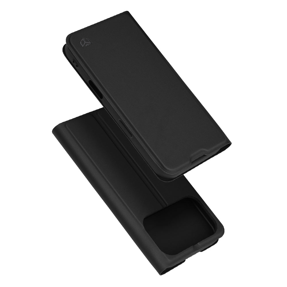 Capa para Apple iPhone 17 Pro, Techsuit, Magskin Book, Preta