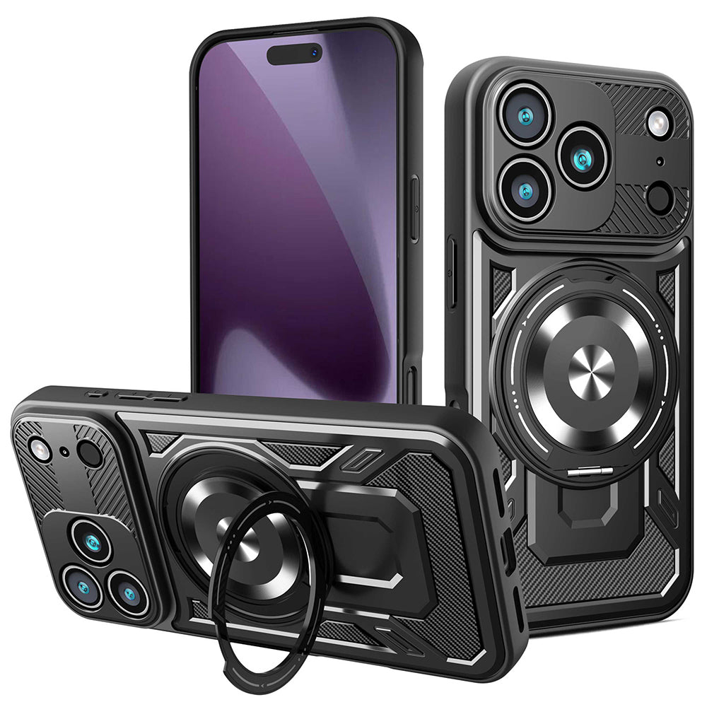 Capa para Apple iPhone 17 Pro, Techsuit, RuggedCam, Preta