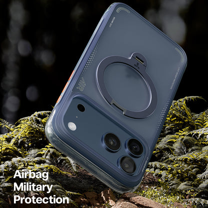 Capa para Apple iPhone 17 Pro, Torras, Ostand Spin Air, Azul