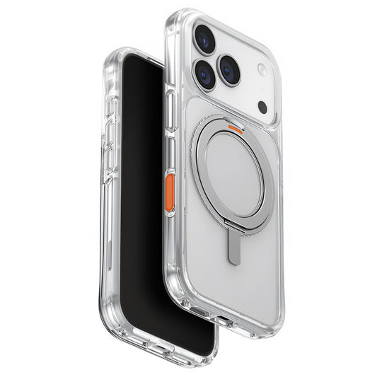 Capa para Apple iPhone 17 Pro, UNIQ, Swivix, Prateada