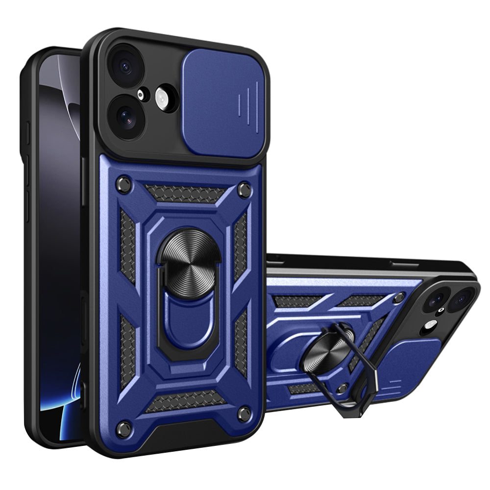 Capa para Apple iPhone 17, Techsuit, CamShield, Azul