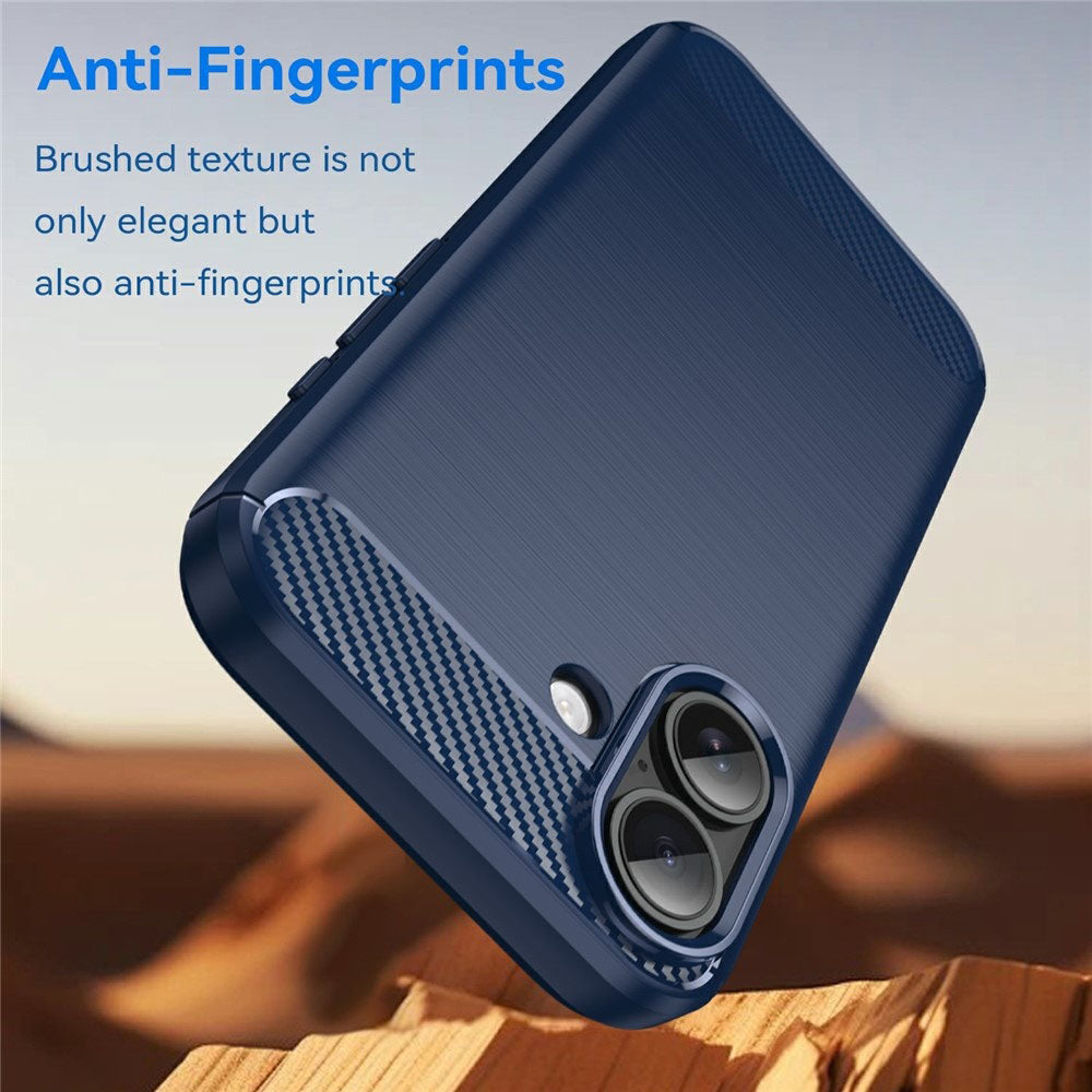 Capa para Apple iPhone 17, Techsuit, Carbono, Azul