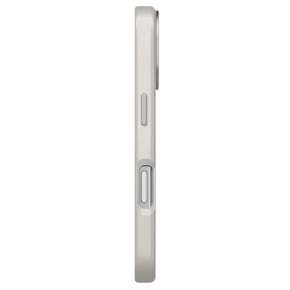 Capa para Apple iPhone 17, UNIQ, Lyden Leatherette, Cinza