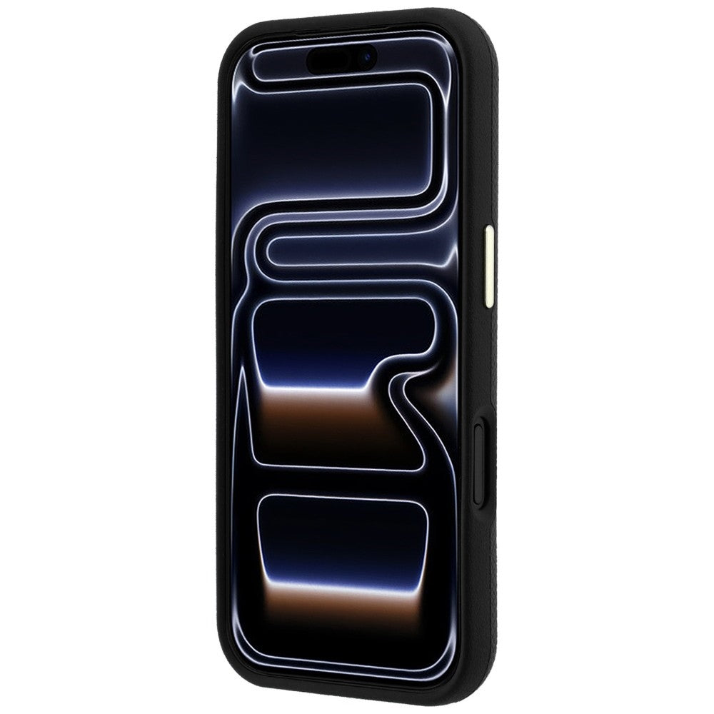 Capa para Apple iPhone 18 Pro / 17 Pro, Guess, Logo Grande em Resina Granulada, Preta