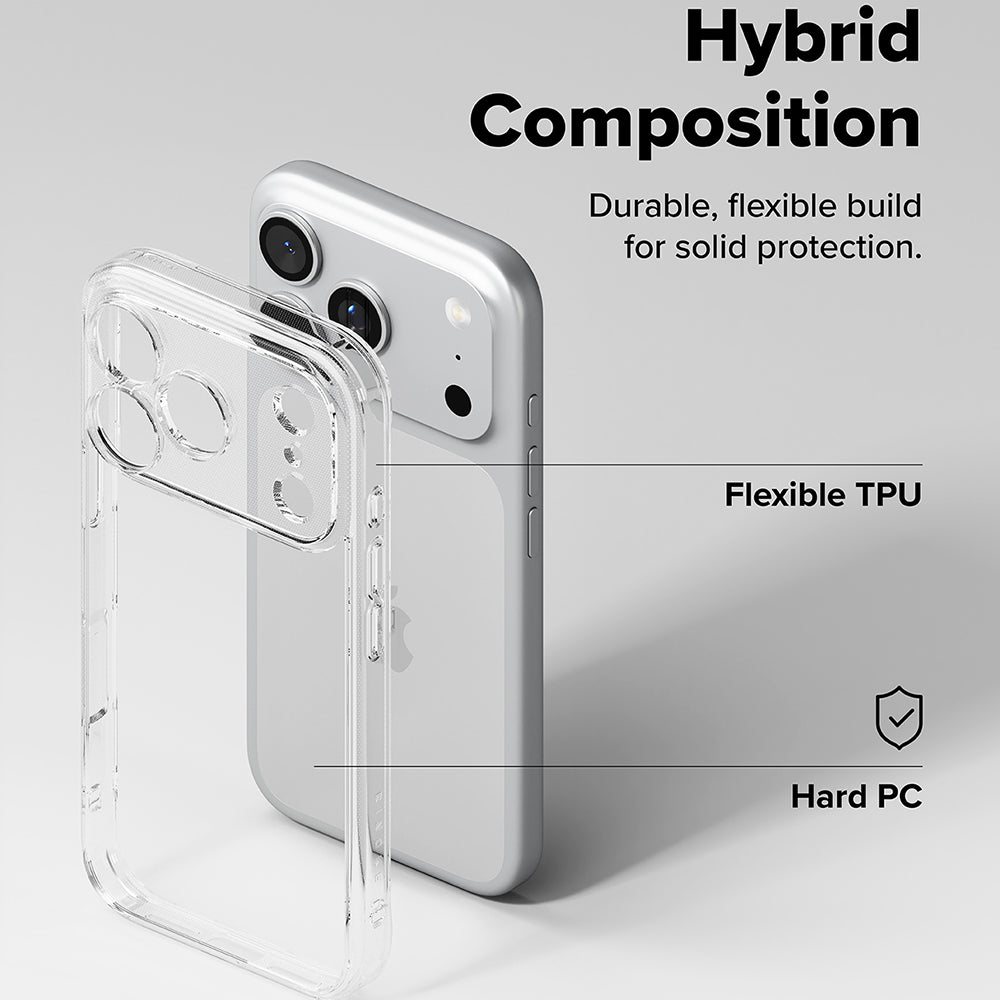 Capa para Apple iPhone 18 Pro / 17 Pro, Ringke, Fusion, Transparente