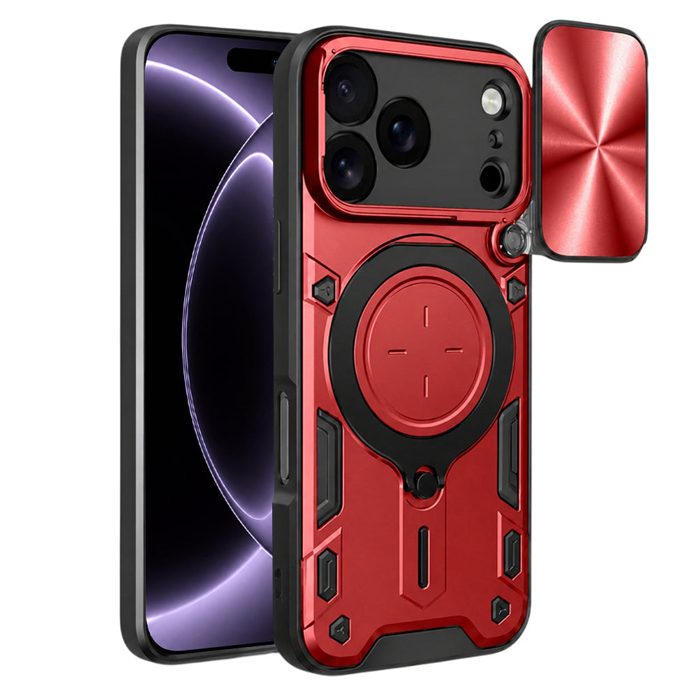 Capa para Apple iPhone 18 Pro / 17 Pro, Techsuit, CamGuard Pro, Vermelha
