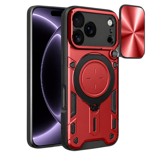 Capa para Apple iPhone 18 Pro / 17 Pro, Techsuit, CamGuard Pro, Vermelha