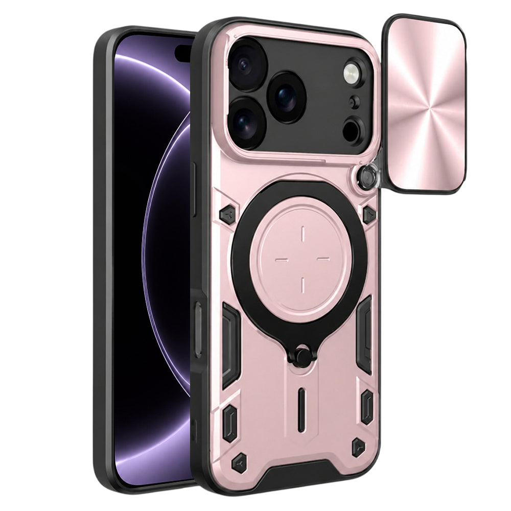 Capa para Apple iPhone 18 Pro / 17 Pro, Techsuit, CamGuard Pro, Rosa Dourado