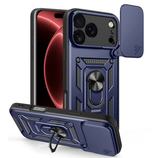 Capa para Apple iPhone 18 Pro / 17 Pro, Techsuit, CamShield, Azul