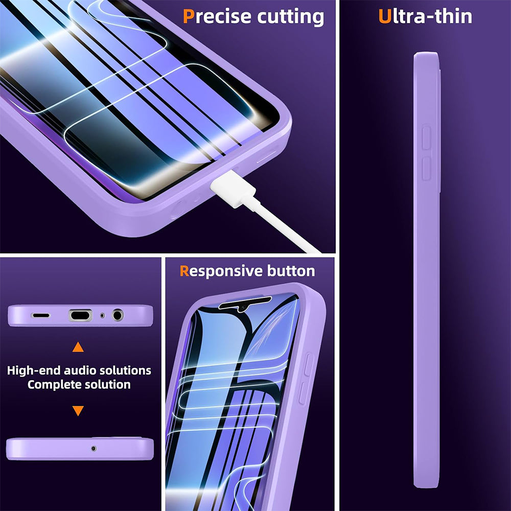 Capa para Apple iPhone 18 Pro / 17 Pro, Techsuit, ColorVerse 360, Roxo