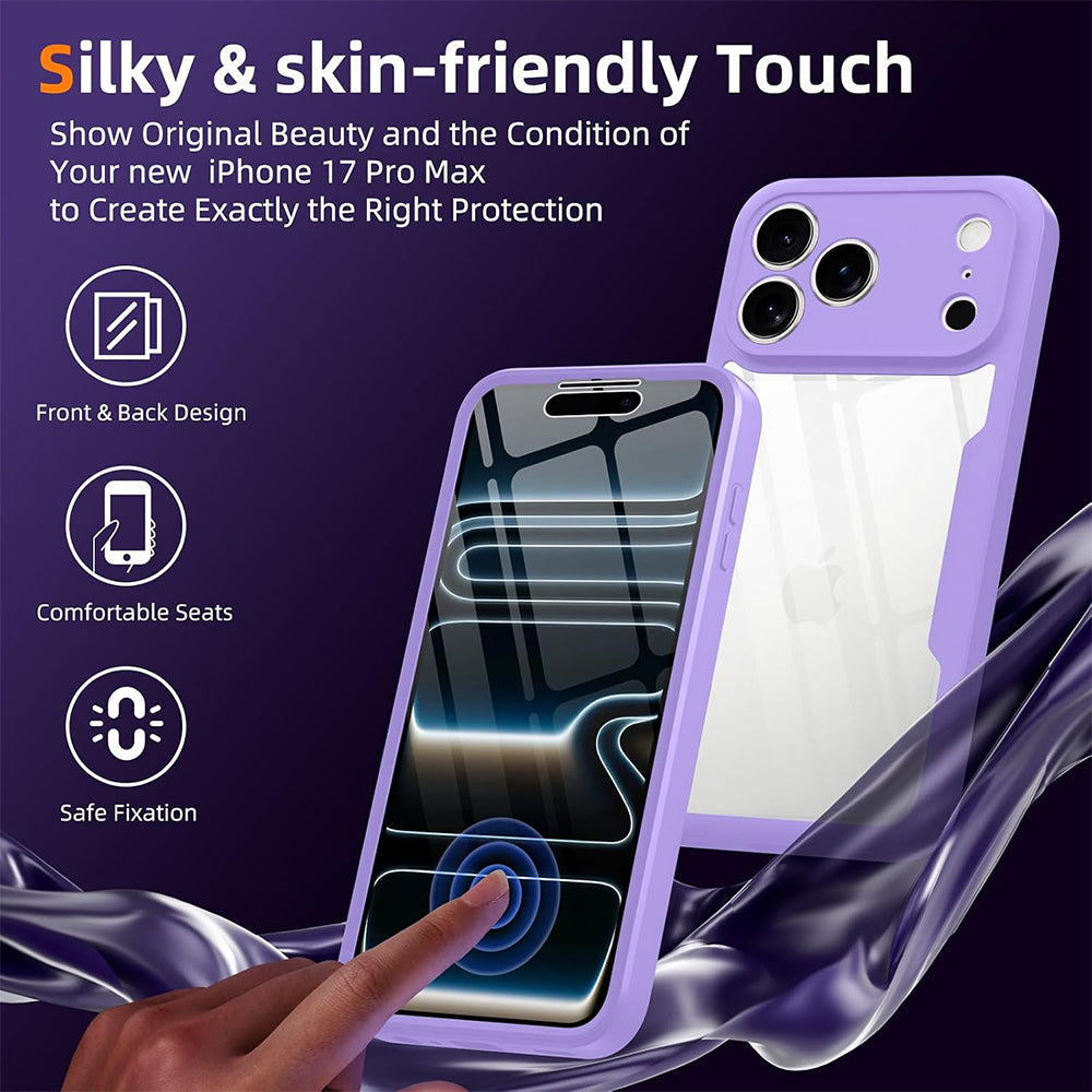 Capa para Apple iPhone 18 Pro / 17 Pro, Techsuit, ColorVerse 360, Roxo