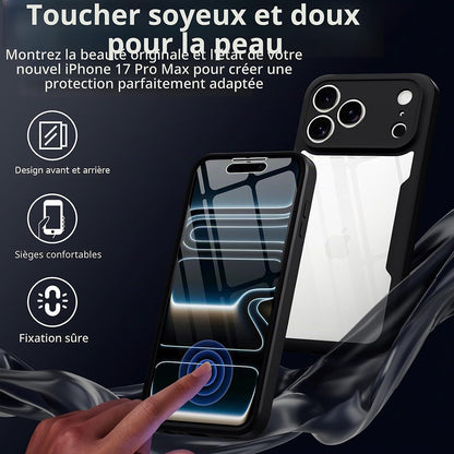 Capa para Apple iPhone 18 Pro / 17 Pro, Techsuit, ColorVerse 360, Preta
