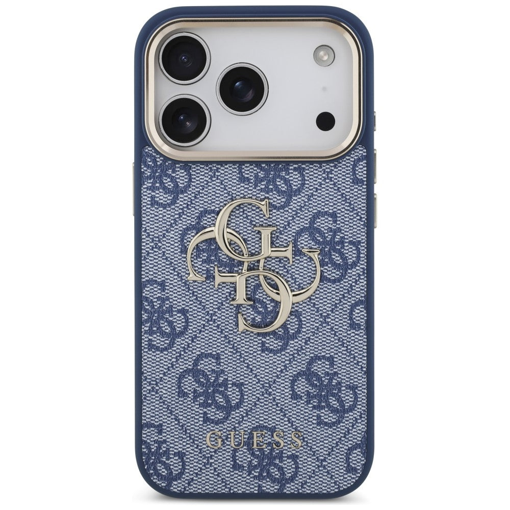 Capa para Apple iPhone 18 Pro Max / 17 Pro Max, Guess, 4G Big Classic Logo, Azul