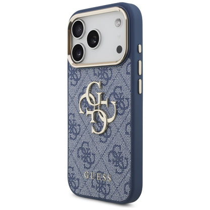 Capa para Apple iPhone 18 Pro Max / 17 Pro Max, Guess, 4G Big Classic Logo, Azul