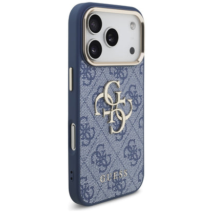 Capa para Apple iPhone 18 Pro Max / 17 Pro Max, Guess, 4G Big Classic Logo, Azul